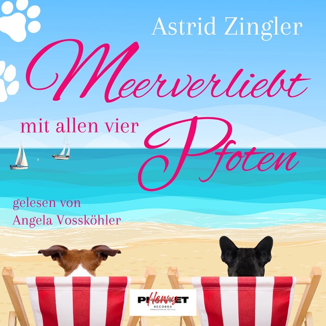 Book cover for Meerverliebt mit allen vier Pfoten