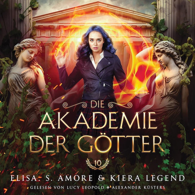 Buchcover für Die Akademie der Götter 10 - Fantasy Hörbuch