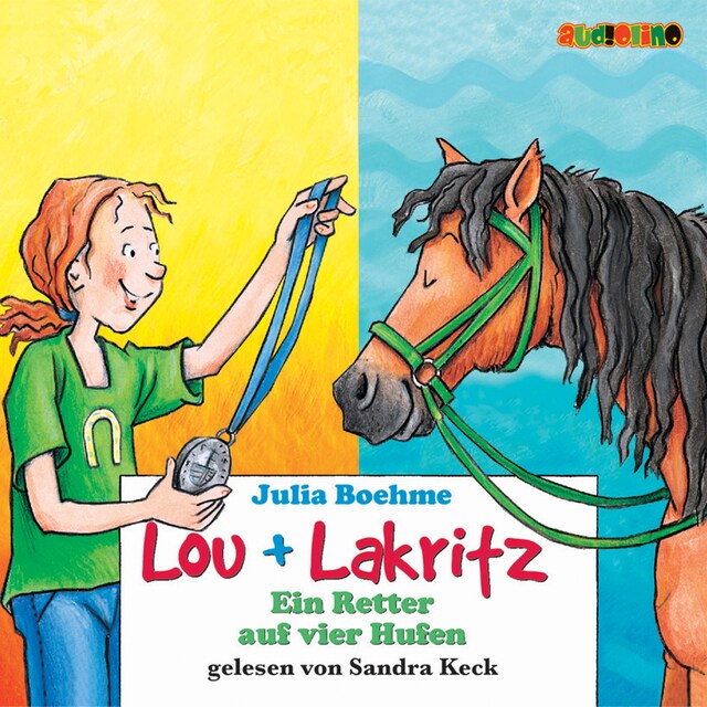 Couverture de livre pour Ein Retter auf vier Hufen - Lou + Lakritz 4