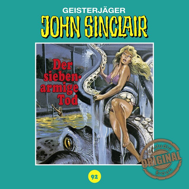 Book cover for John Sinclair, Tonstudio Braun, Folge 92: Der siebenarmige Tod (Ungekürzt)