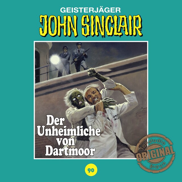 Okładka książki dla John Sinclair, Tonstudio Braun, Folge 90: Der Unheimliche von Dartmoor (Ungekürzt)