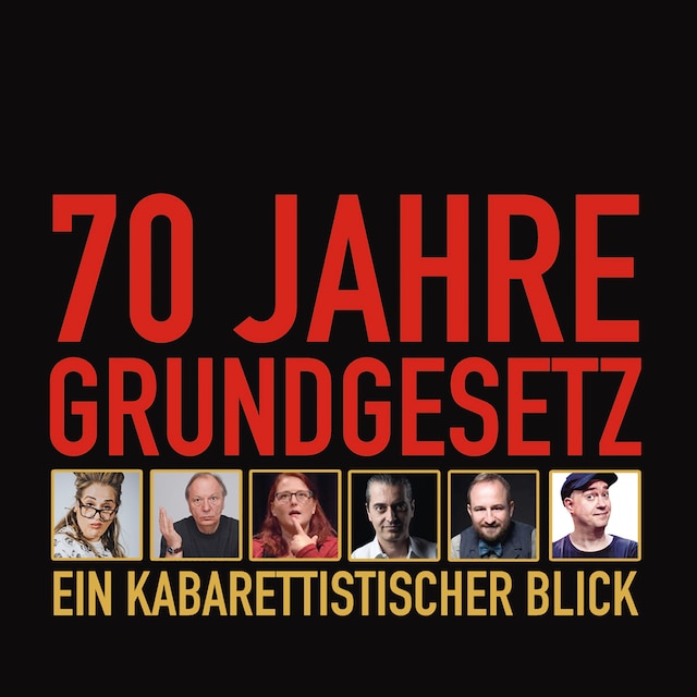 Boekomslag van 70 Jahre Grundgesetz: Ein kabarettistischer Blick