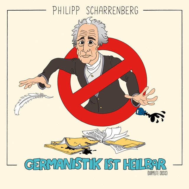 Boekomslag van Philipp Scharrenberg, Germanistik ist heilbar