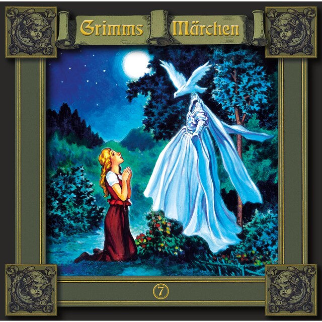 Copertina del libro per Grimms Märchen, Folge 7: Aschenputtel / Das Waldhaus / Das blaue Licht