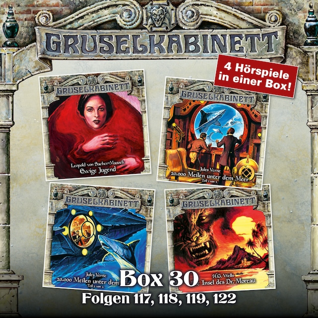 Book cover for Gruselkabinett, Box 30: Folgen 117, 118, 119, 122