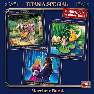 Titania Special, Märchenklassiker, Box 5: Der geheime Garten, Däumelinchen, Die Schöne und das Biest als Hörbuch