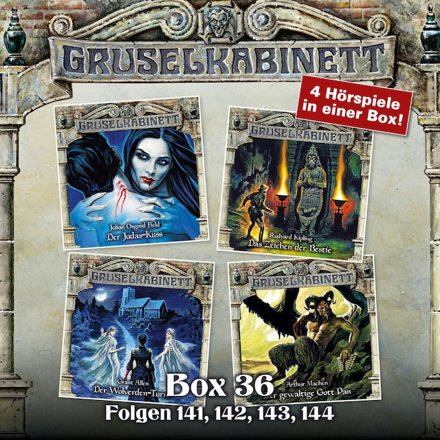 Book cover for Gruselkabinett, Box 36: Folgen 141, 142, 143, 144