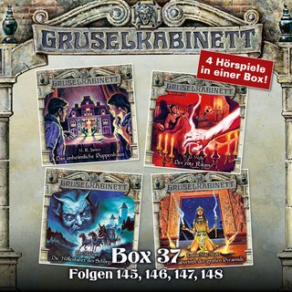 Gruselkabinett, Box 37: Folgen 145, 146, 147, 148 als Hörbuch