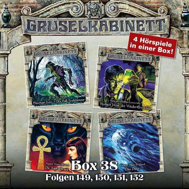Book cover for Gruselkabinett, Box 38: Folgen 149, 150, 151, 152