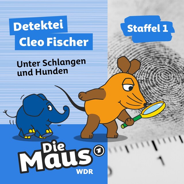 Kirjankansi teokselle Die Maus, Detektei Cleo Fischer, Folge 10: Unter Schlangen und Hunden