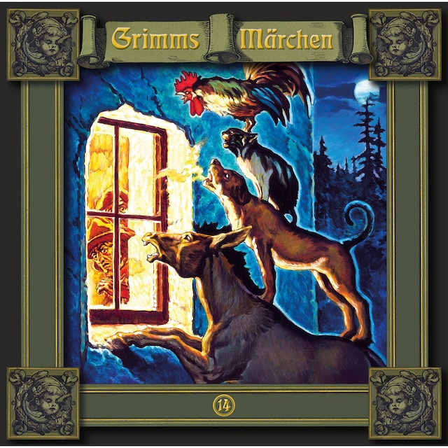 Copertina del libro per Grimms Märchen, Folge 14: Die Bremer Stadtmusikanten / Die Wassernixe / Die wahre Braut