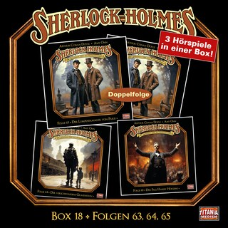 Sherlock Holmes - Die geheimen Fälle des Meisterdetektivs, Box 18: Folgen 63, 64, 65 als Hörbuch