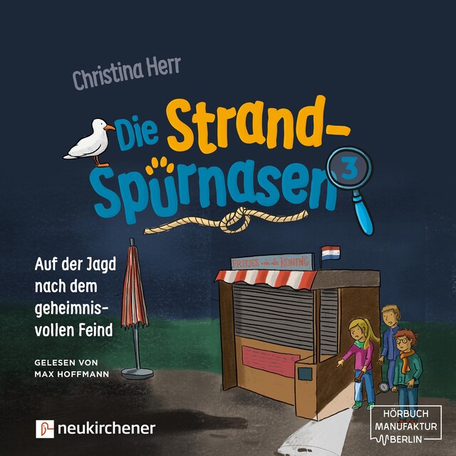 Book cover for Auf der Jagd nach dem geheimnisvollen Feind - Die Strandspürnasen, Band 3 (ungekürzt)