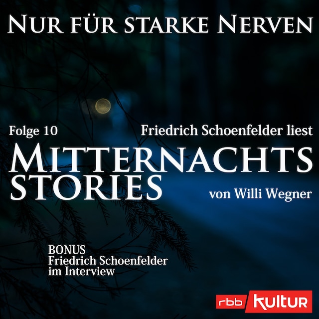 Buchcover für Mitternachtsstories von Willi Wegner - Nur für starke Nerven, Folge 10 (Ungekürzt)