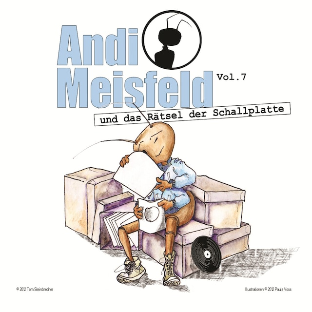 Buchcover für Andi Meisfeld, Folge 7: Andi Meisfeld und das Rätsel der Schallplatte