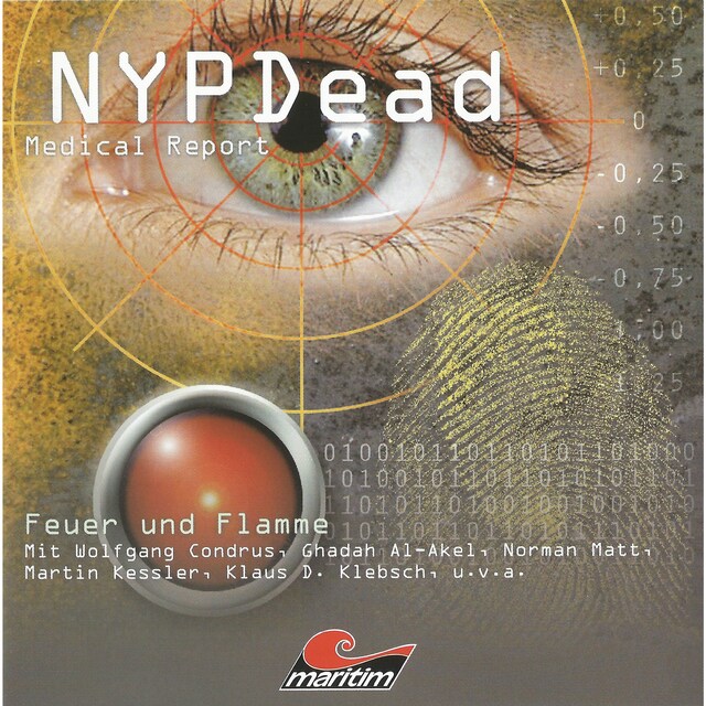 Book cover for NYPDead - Medical Report, Folge 1: Feuer und Flamme