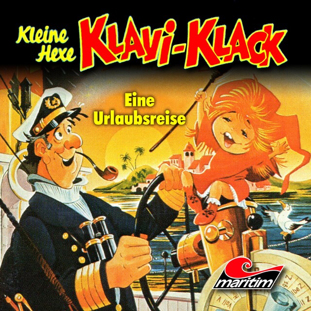 Bokomslag for Kleine Hexe Klavi-Klack, Folge 3: Eine Urlaubsreise