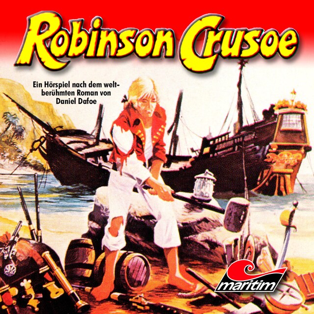 Copertina del libro per Robinson Crusoe