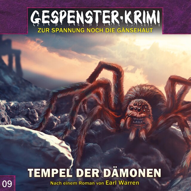 Buchcover für Gespenster-Krimi, Folge 9: Tempel der Dämonen