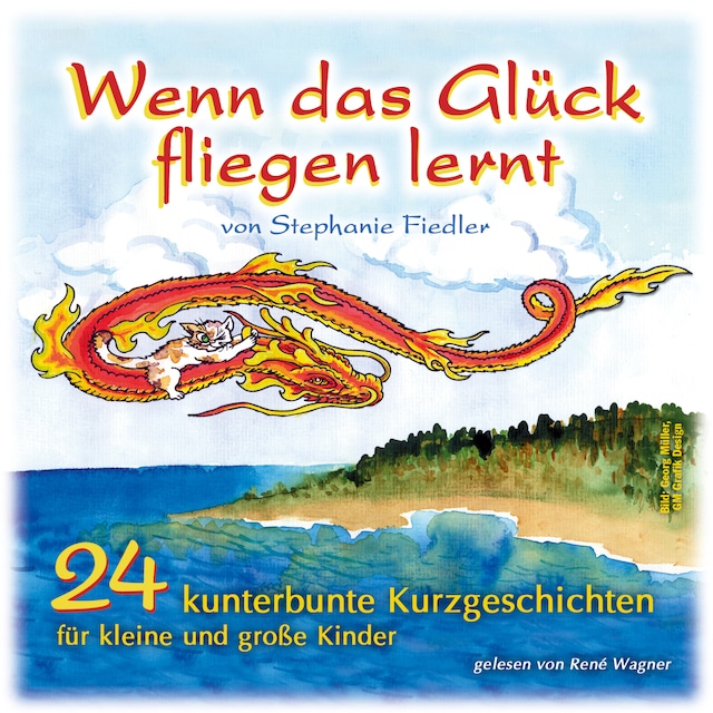 Book cover for Stephanie Fiedler, Wenn das Glück fliegen lernt