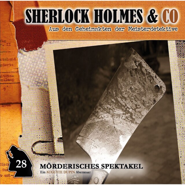 Bogomslag for Sherlock Holmes & Co, Folge 28: Mörderisches Spektakel