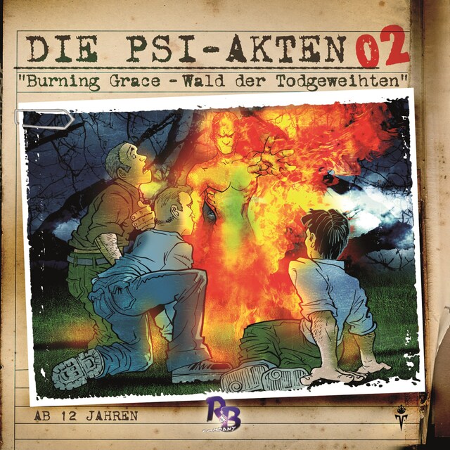 Book cover for Die PSI-Akten, Folge 2: Burning Grace - Wald der Todgeweihten