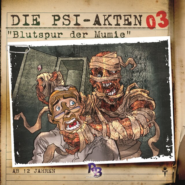 Book cover for Die PSI-Akten, Folge 3: Blutspur der Mumie