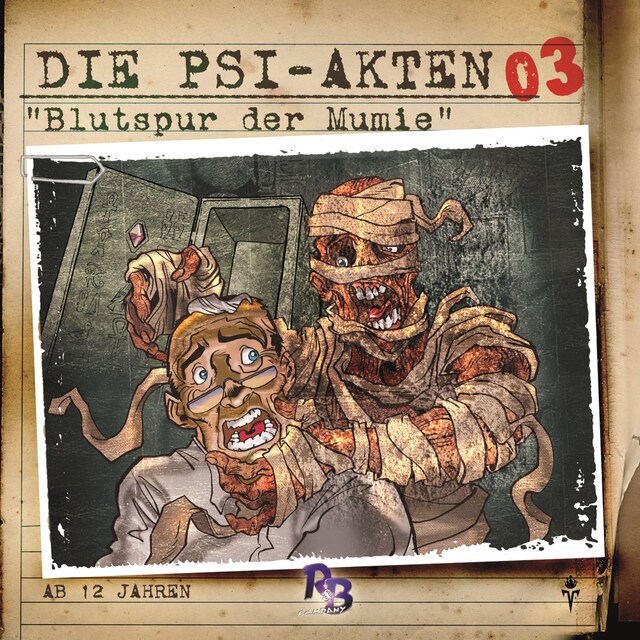 Portada de libro para Die PSI-Akten, Folge 3: Blutspur der Mumie