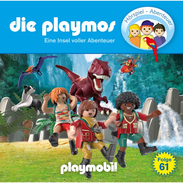Buchcover für Die Playmos - Das Original Playmobil Hörspiel, Folge 61: Eine Insel voller Abenteuer