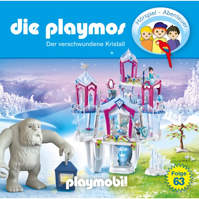 Buchcover für Die Playmos - Das Original Playmobil Hörspiel, Folge 63: Der verschwundene Kristall