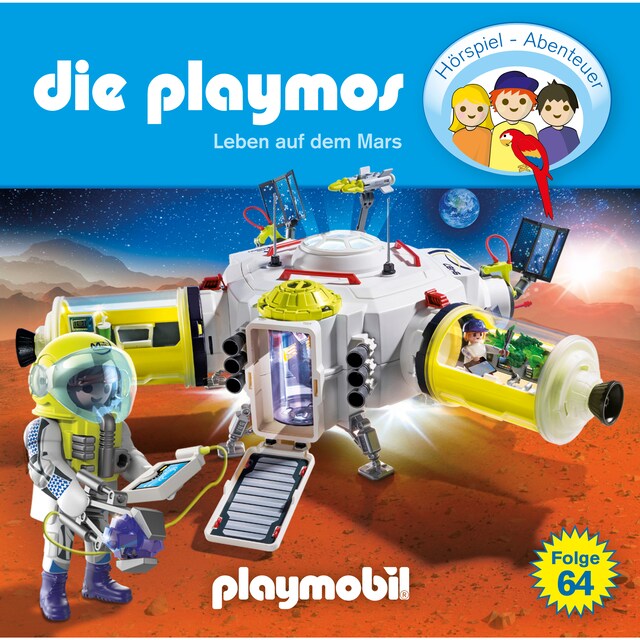 Buchcover für Die Playmos - Das Original Playmobil Hörspiel, Folge 64: Leben auf dem Mars