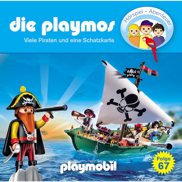 Book cover for Die Playmos, Folge 67: Viele Piraten und eine Schatzkarte