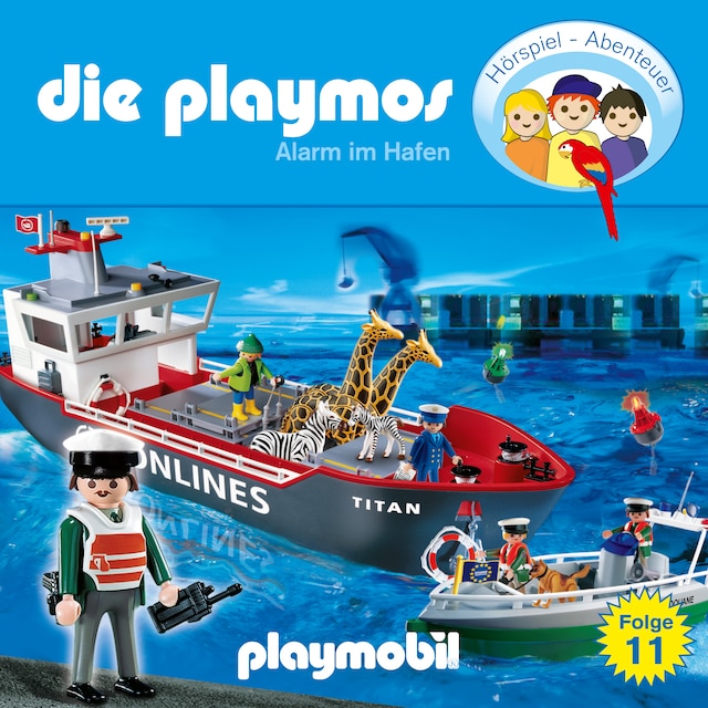 Buchcover für Die Playmos - Das Original Playmobil Hörspiel, Folge 11: Alarm im Hafen