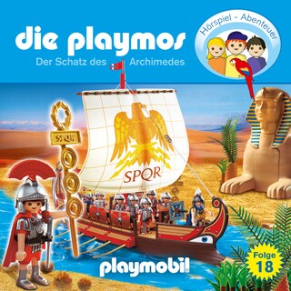 Die Playmos - Das Original Playmobil Hörspiel, Folge 18: Der Schatz des Archimedes als Hörbuch