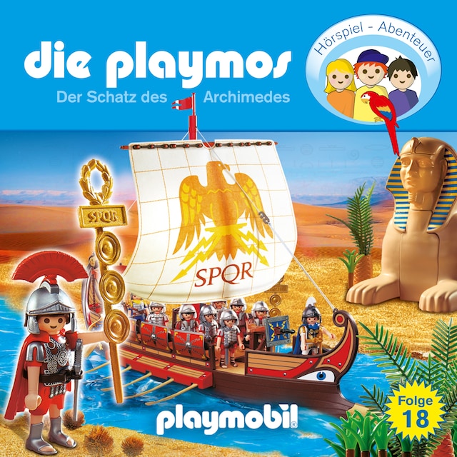 Buchcover für Die Playmos - Das Original Playmobil Hörspiel, Folge 18: Der Schatz des Archimedes