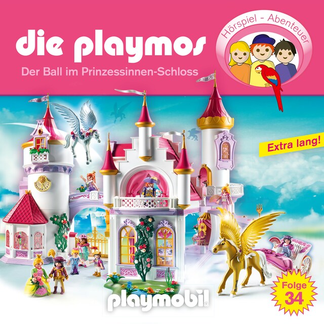 Copertina del libro per Die Playmos - Das Original Playmobil Hörspiel, Folge 34: Der Ball im Prinzessinnen-Schloss