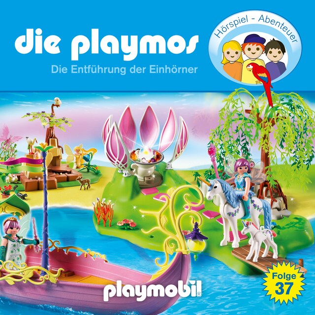 Book cover for Die Playmos - Das Original Playmobil Hörspiel, Folge 37: Die Entführung der Einhörner