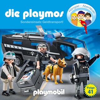 Die Playmos - Das Original Playmobil Hörspiel, Folge 41: Sondereinsatz Geldtransport! als Hörbuch