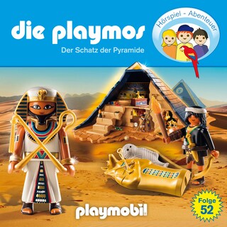 Die Playmos - Das Original Playmobil Hörspiel, Folge 52: Der Schatz der Pyramide als Hörbuch