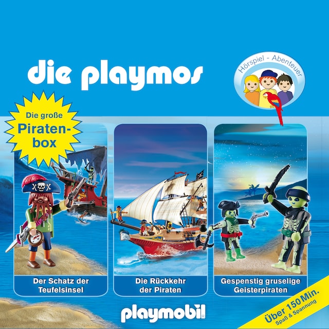 Die Playmos - Das Original Playmobil Hörspiel, Die große Piraten-Box, Folgen 1, 16, 22