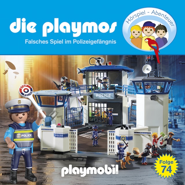 Book cover for Die Playmos, Folge 74: Falsches Spiel im Polizeigefängnis