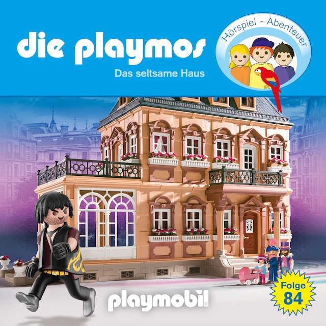 Buchcover für Die Playmos - Das Original Playmobil Hörspiel, Folge 84: Das seltsame Haus