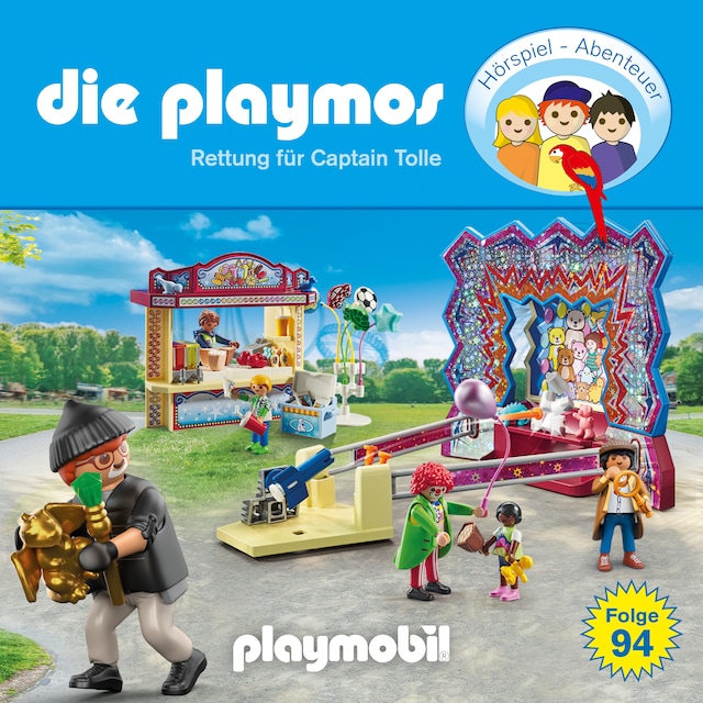 Buchcover für Die Playmos, Folge 94: Rettung für Captain Tolle (Das Original Playmobil Hörspiel)