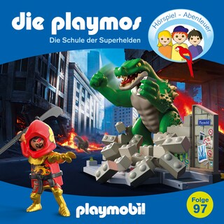Die Playmos, Folge 97: Die Schule der Superhelden (Das Original Playmobil Hörspiel) als Hörbuch