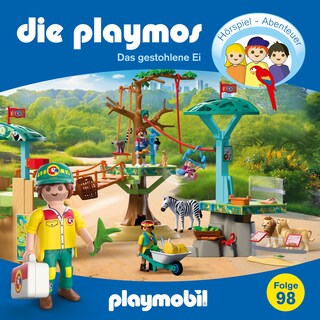 Die Playmos, Folge 98: Das gestohlene Ei (Das Original Playmobil Hörspiel) als Hörbuch