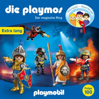 Die Playmos, Folge 100: Der magische Ring (Das Original Playmobil Hörspiel) als Hörbuch