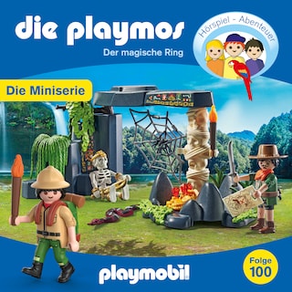 Die Playmos - Die große Schatzsuche, Folge 100: Der magische Ring - Episode 7 (Ungekürzt) als Hörbuch