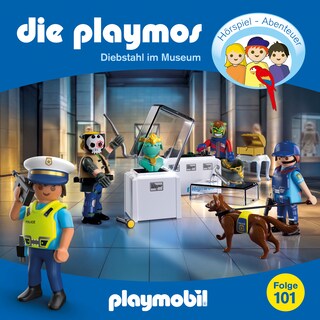 Die Playmos, Folge 101: Diebstahl im Museum (Das Original Playmobil Hörspiel) als Hörbuch
