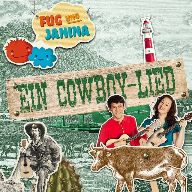 Kirjankansi teokselle Fug und Janina, Folge 3: Ein Cowboy-Lied (Geschichte zu dem Lied)