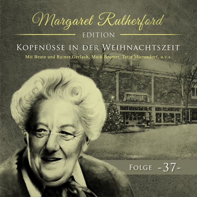 Book cover for Margaret Rutherford, Folge 37: Kopfnüsse in der Weihnachtszeit